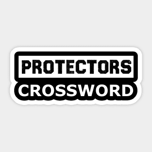 Protectors Crossword Sticker